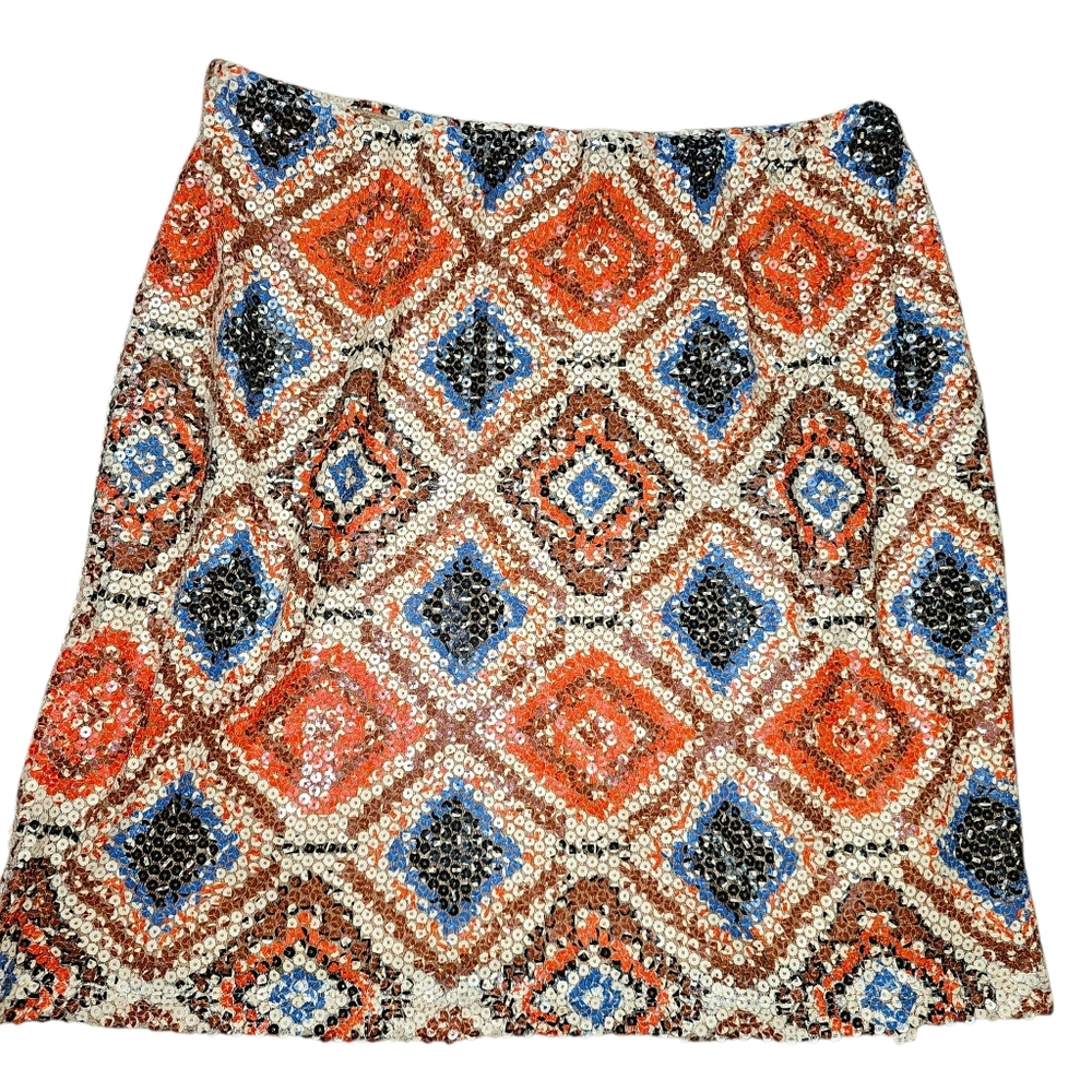 Francesca's Collections Sequined Mini Skirt In L